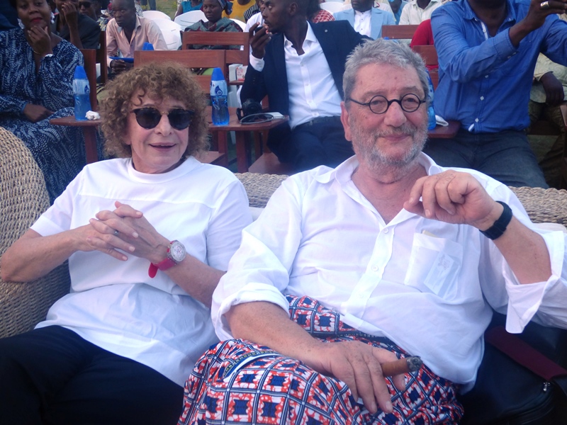 LE COUPLE VALLOIS- LORS DE LA CEREMONIE INAUGURALE DU PETIT MUSEE DE LA RECADE